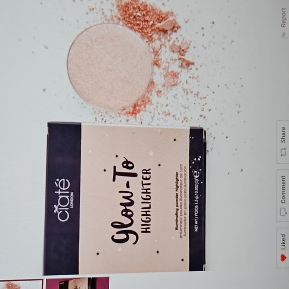 CIATE LONDON GLOW TO HIGHLIGHTER IN MOONDUST-SAMPLE REFILL - Picture 1 of 6